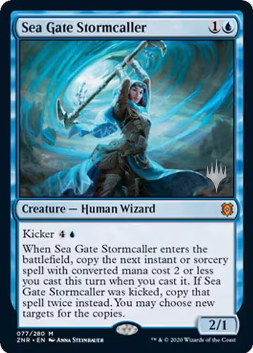 Sea Gate Stormcaller (77), Promo Pack: Zendikar Rising — Magic card price