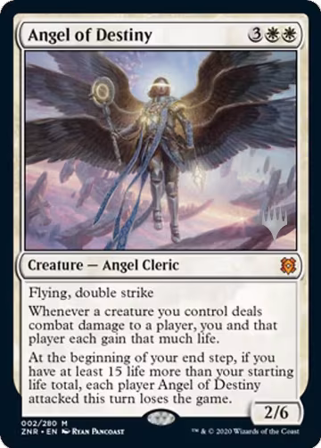 Angel of Destiny (2), Promo Pack: Zendikar Rising — Magic card price