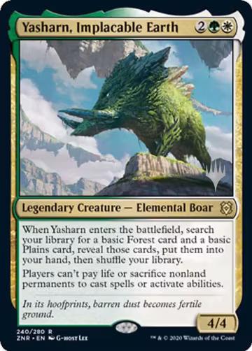 Yasharn, Implacable Earth (240), Promo Pack: Zendikar Rising — Magic card price