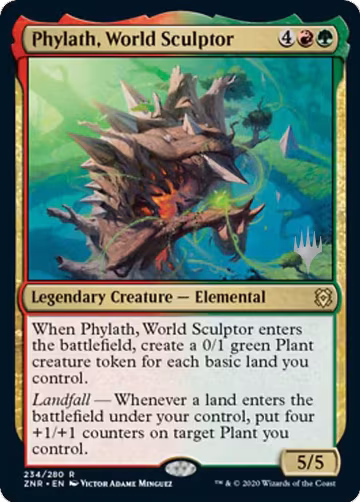 Phylath, World Sculptor (234), Promo Pack: Zendikar Rising — Magic card price