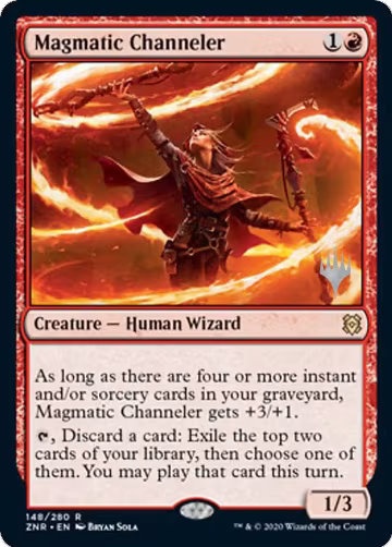 Magmatic Channeler (148), Promo Pack: Zendikar Rising — Magic card price