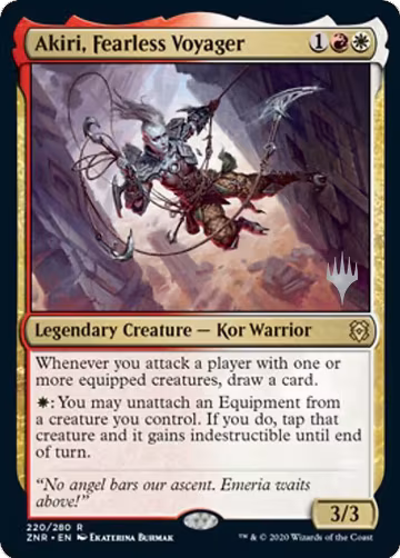 Akiri, Fearless Voyager (220), Promo Pack: Zendikar Rising — Magic card price