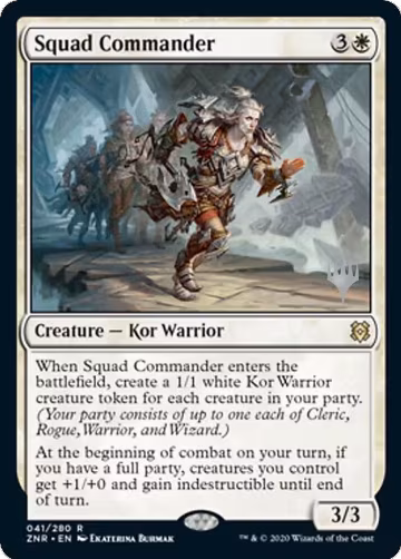 Squad Commander (41), Promo Pack: Zendikar Rising — Magic card price