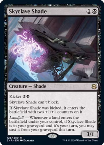 Skyclave Shade (125), Promo Pack: Zendikar Rising — Magic card price