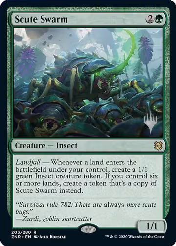Scute Swarm (203) — card price