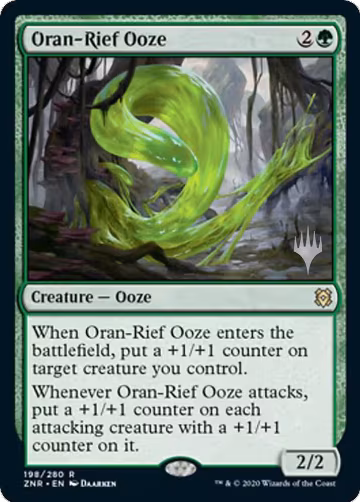Oran-Rief Ooze (198), Promo Pack: Zendikar Rising — Magic card price