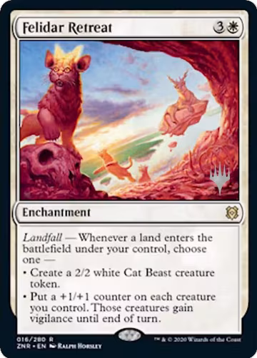 Felidar Retreat (16), Promo Pack: Zendikar Rising — Magic card price