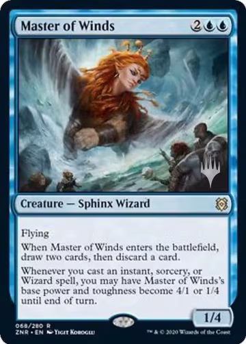 Master of Winds (68), Promo Pack: Zendikar Rising — Magic card price