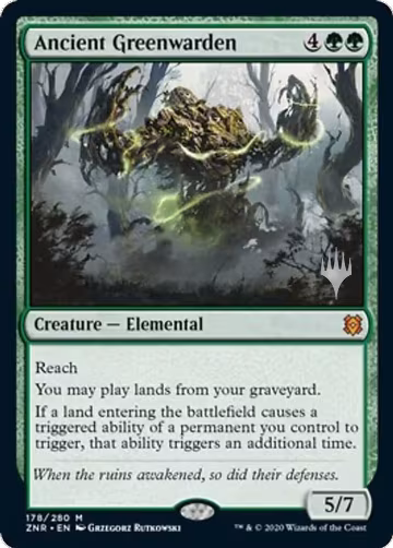 Ancient Greenwarden (178), Promo Pack: Zendikar Rising — Magic card price