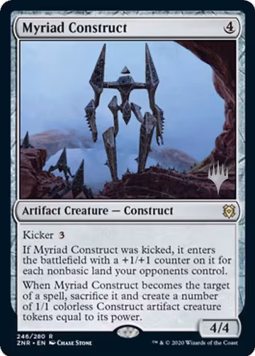 Myriad Construct (246), Promo Pack: Zendikar Rising — Magic card price