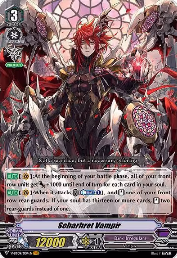 Scharhrot Vampir (V-BT09/004EN), V-BT09: Butterfly d'Moonlight — Vanguard card price