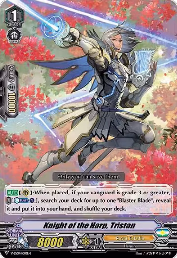 Knight of the Harp, Tristan (V-SS04/010EN), V-SS04: Majesty Lord Blaster — Vanguard card price