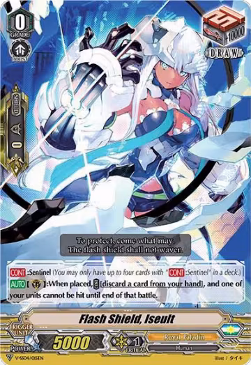 Flash Shield, Iseult (V-SS04/015EN), V-SS04: Majesty Lord Blaster — Vanguard card price