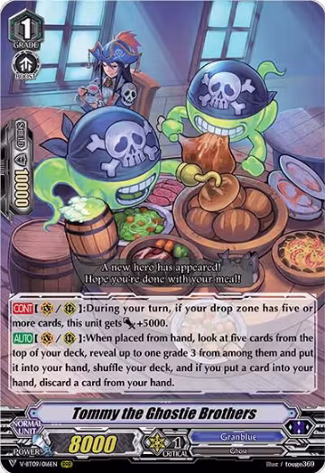 Tommy the Ghostie Brothers (V-BT09/016EN), V-BT09: Butterfly d'Moonlight — Vanguard card price