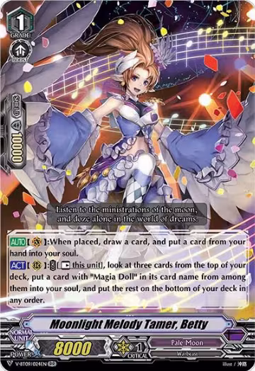 Moonlight Melody Tamer, Betty (V-BT09/024EN), V-BT09: Butterfly d'Moonlight — Vanguard card price