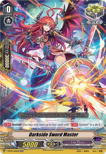 Darkside Sword Master (V-BT09/025EN), V-BT09: Butterfly d'Moonlight — Vanguard card price