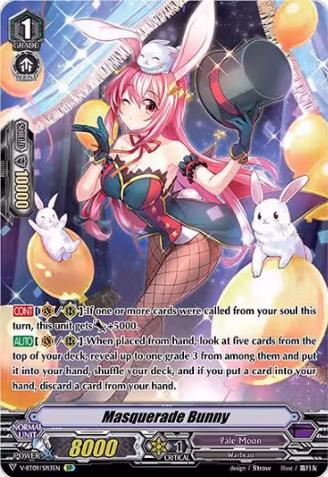 Masquerade Bunny (SP) (V-BT09/SP13EN), V-BT09: Butterfly d'Moonlight — Vanguard card price