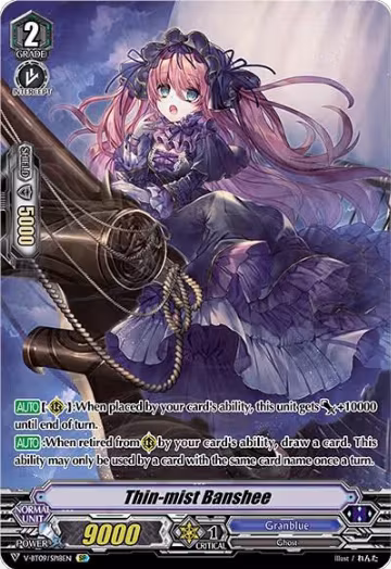 Thin-mist Banshee (SP) (V-BT09/SP18EN), V-BT09: Butterfly d'Moonlight — Vanguard card price