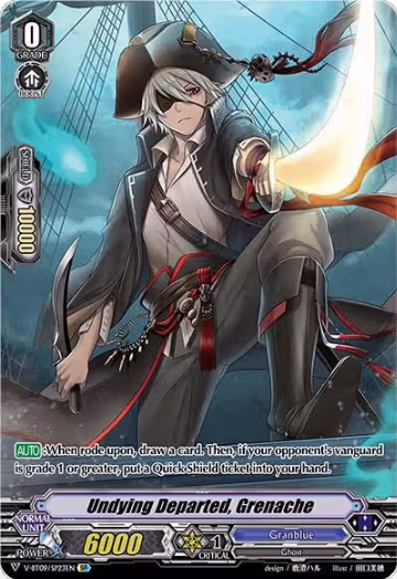 Undying Departed, Grenache (SP) (V-BT09/SP23EN), V-BT09: Butterfly d'Moonlight — Vanguard card price