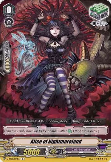 Alice of Nightmareland (V-BT09/070EN), V-BT09: Butterfly d'Moonlight — Vanguard card price