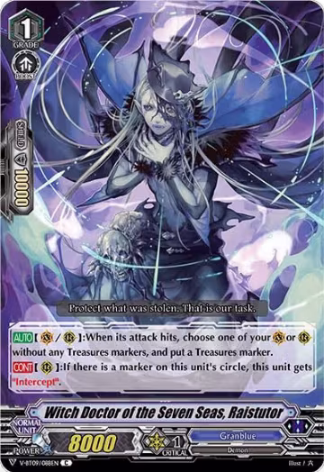 Witch Doctor of the Seven Seas, Raistutor (V-BT09/088EN), V-BT09: Butterfly d'Moonlight — Vanguard card price