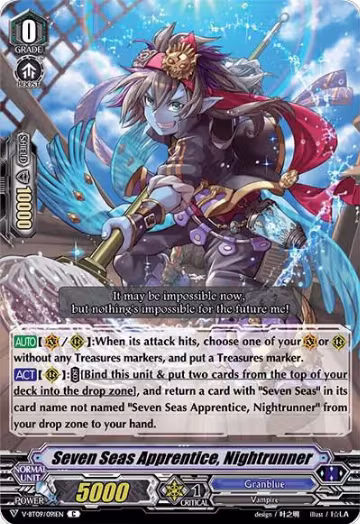 Seven Seas Apprentice, Nightrunner (V-BT09/091EN), V-BT09: Butterfly d'Moonlight — Vanguard card price