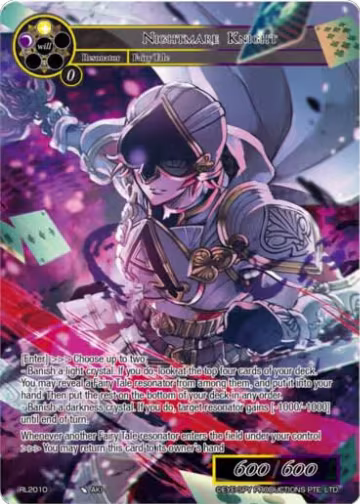 Nightmare Knight (RL2010), Promo Cards — Force of Will card price
