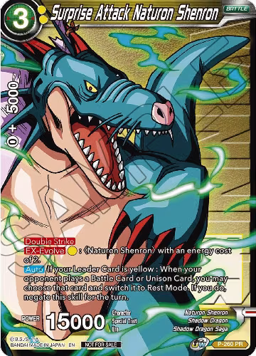 Surprise Attack Naturon Shenron (Winner Stamped) (P-260), Tournament Promotion Cards — DB Super card price