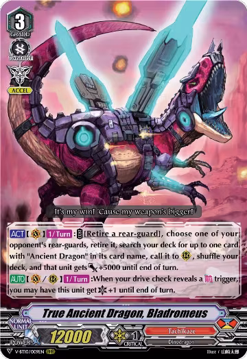 True Ancient Dragon, Bladromeus (V-BT10/009EN), V-BT10: Phantom Dragon Aeon — Vanguard card price
