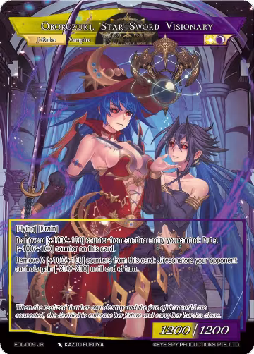 Oborozuki, Star Sword Visionary (EDL-009 RR/JR), The Epic of the Dragon Lord — Force of Will card price