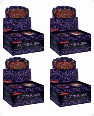 Arcane Rising Booster Box Case [Unlimited Edition], Arcane Rising — Flesh & Blood sealed product price