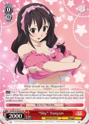 "Shy" Yunyun (SR) (KS/W76-E036S SR) — card price
