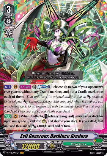 Evil Governor, Darkface Gredora (V-BT10/005EN), V-BT10: Phantom Dragon Aeon — Vanguard card price