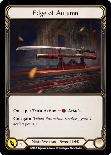 Edge of Autumn (IRA002) — card price