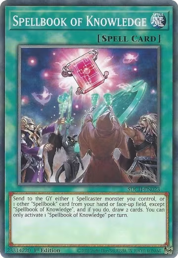 Spellbook of Knowledge (SDCH-EN023), Structure Deck: Spirit Charmers — Yu-Gi-Oh! card price