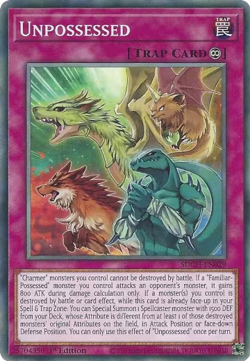 Unpossessed (SDCH-EN029), Structure Deck: Spirit Charmers — Yu-Gi-Oh! card price