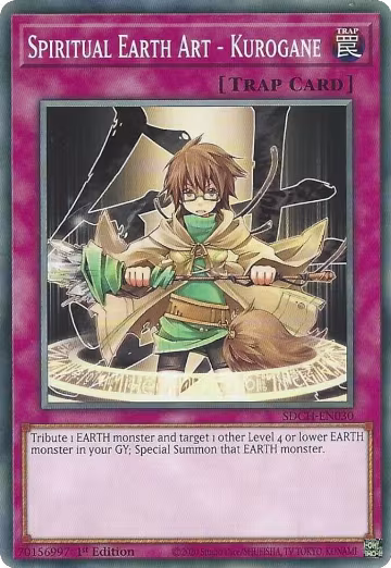 Spiritual Earth Art - Kurogane (SDCH-EN030), Structure Deck: Spirit Charmers — Yu-Gi-Oh! card price