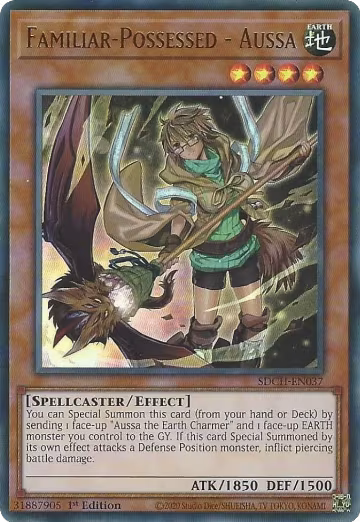 Familiar-Possessed - Aussa (Alternate Art) (SDCH-EN037), Structure Deck: Spirit Charmers — Yu-Gi-Oh! card price