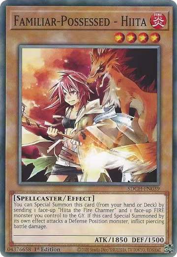 Familiar-Possessed - Hiita (SDCH-EN039), Structure Deck: Spirit Charmers — Yu-Gi-Oh! card price