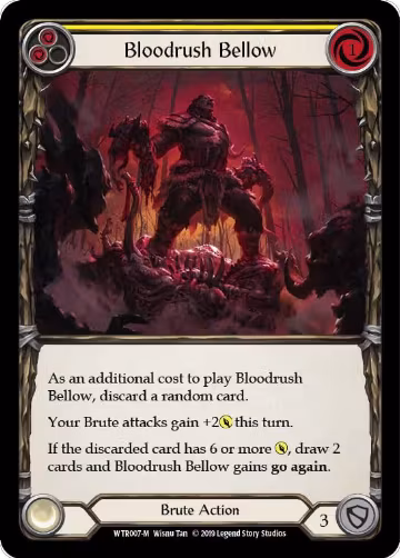 Bloodrush Bellow (WTR007), Welcome to Rathe — Flesh & Blood card price