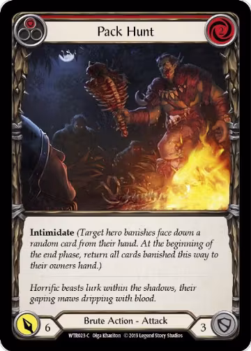 Pack Hunt (Red) (WTR023), Welcome to Rathe — Flesh & Blood card price