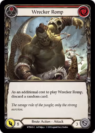 Wrecker Romp (Red) (WTR029), Welcome to Rathe — Flesh & Blood card price