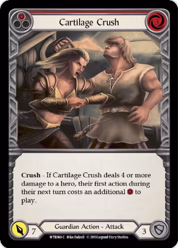 Cartilage Crush (Red) (WTR060), Welcome to Rathe — Flesh & Blood card price