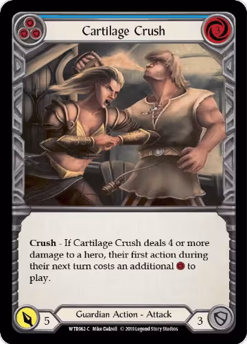 Cartilage Crush (Blue) (WTR062), Welcome to Rathe — Flesh & Blood card price