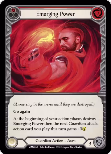 Emerging Power (Red) (WTR069), Welcome to Rathe — Flesh & Blood card price