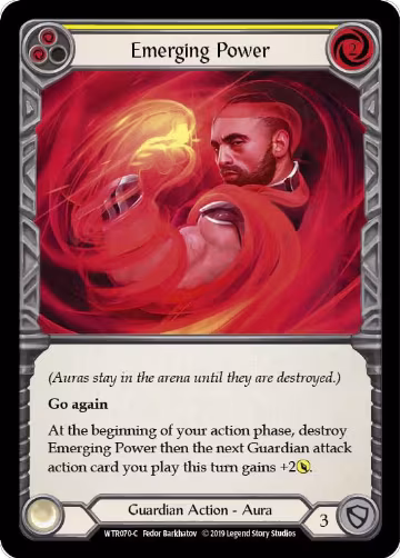 Emerging Power (Yellow) (WTR070), Welcome to Rathe — Flesh & Blood card price