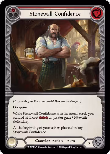 Stonewall Confidence (Red) (WTR072), Welcome to Rathe — Flesh & Blood card price