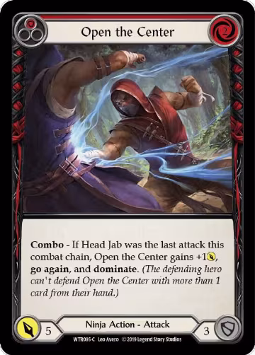 Open the Center (Red) (WTR095), Welcome to Rathe — Flesh & Blood card price