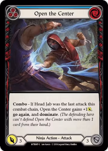 Open the Center (Blue) (WTR097), Welcome to Rathe — Flesh & Blood card price