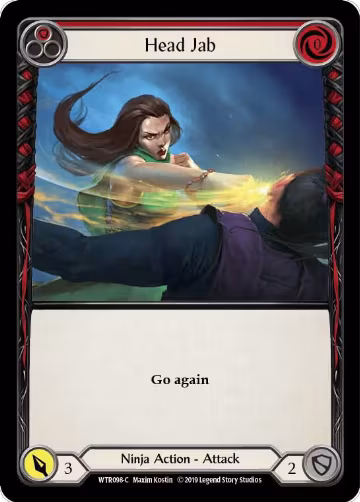 Head Jab (Red) (WTR098), Welcome to Rathe — Flesh & Blood card price
